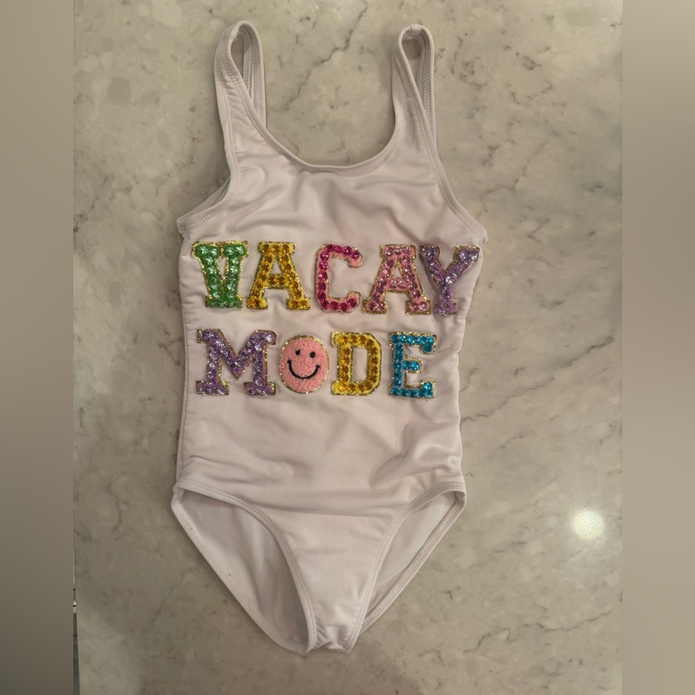 Lola + The Boys White Swimsuit